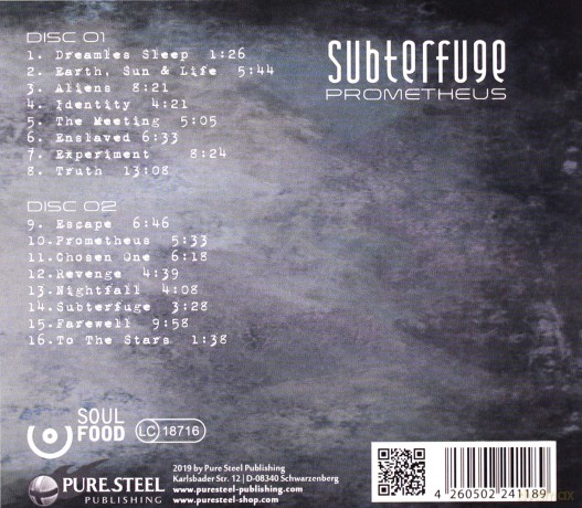 Subterfuge: Prometheus [2CD]