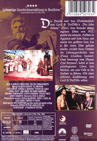 Dziesięcioro przykazań [DVD]