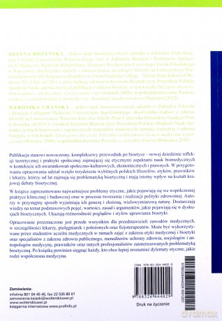 Bioetyka - Weronika Chańska, Joanna Różyńska [KSIĄŻKA]