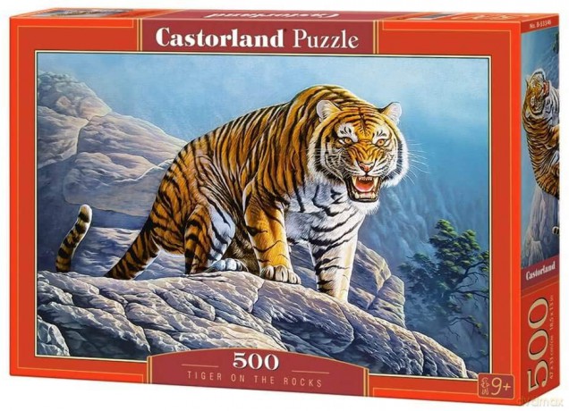 CASTORLAND 500 el. Tygrys na skłach [PUZZLE]