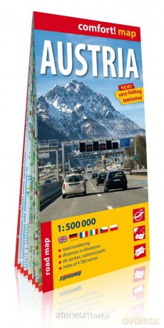 Comfort! map Austria 1:500 000