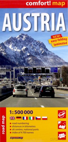 Comfort! map Austria 1:500 000