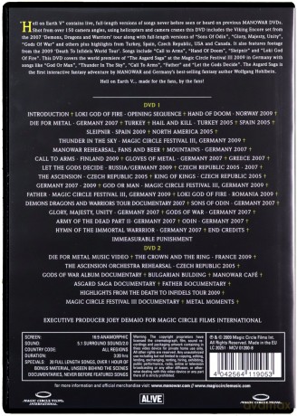 Manowar: Hell On Earth V [2DVD]