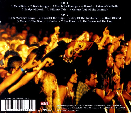 Manowar: Hell On Stage Live [2CD]