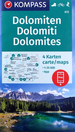 Dolomiten 1:35 000 Kompass