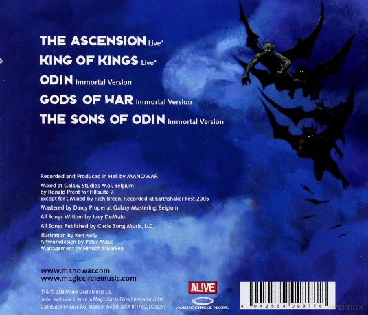 Manowar: The Sons Of Odin [CD]
