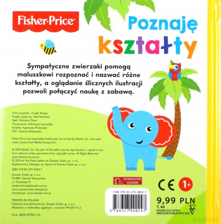 Fisher Price. Poznaję kształty [KSIĄŻKA]