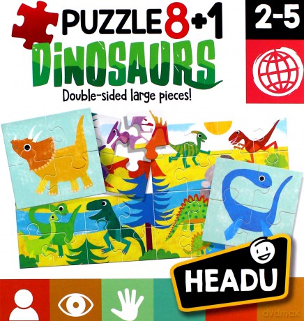 HEADU 8+1 Dinozaury [PUZZLE]