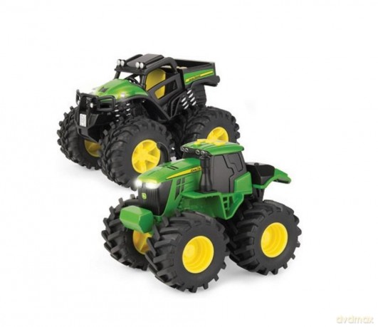 John Deere traktor monster dwupak