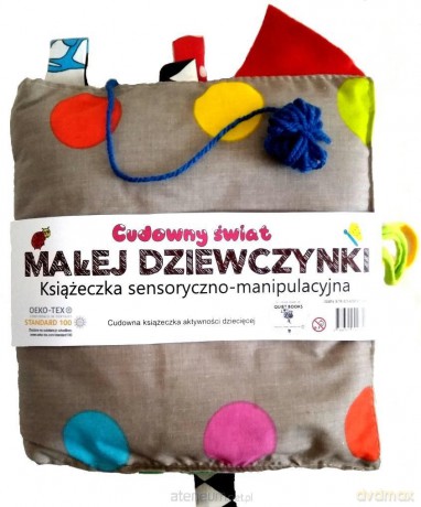 Książeczka sens.-manipul. Cudowny świat dziewczynki