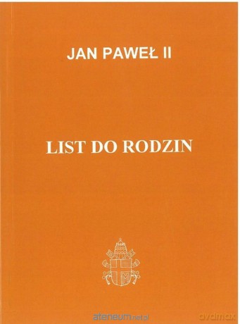 List do rodzin - Jan Paweł II [KSIĄŻKA]