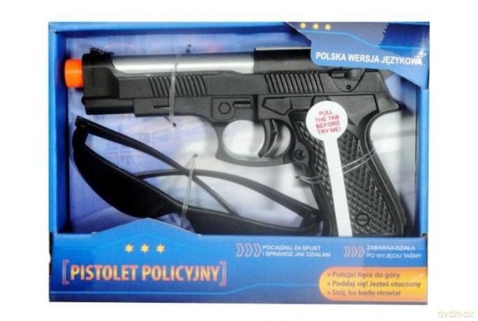 Pistolet policyjny z polskim modułem dźwiękowym