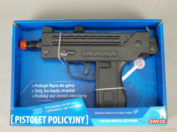 Pistolet policyjny z polskim modułem dźwiękowym