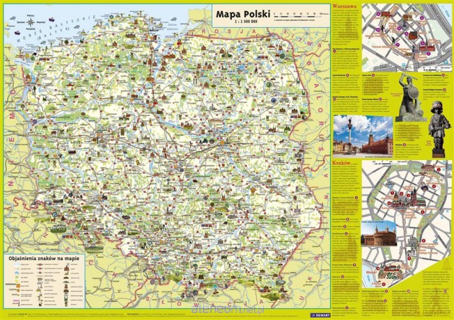 Plansza edukacyjna - Mapa Polski Junior [KSIĄŻKA]