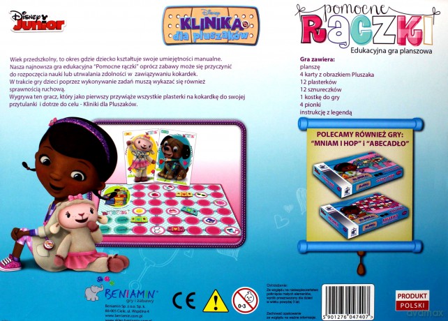 Pomocne rączki Klinika dla pluszaków [GRA PLANSZOWA]