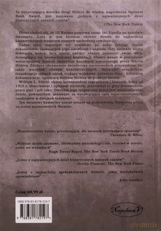 Powstanie i upadek III Rzeszy (Tom 2) Hitler i droga.. - William L. Shirer [KSIĄŻKA]