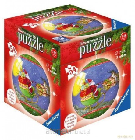 Puzzle 3D Święta - Mikołaj [PUZZLE]