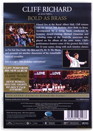 Cliff Richard: Bold As Brass [DVD]