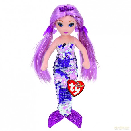 TY Mermaids Lorelei - fioletowa syrenka 45 cm