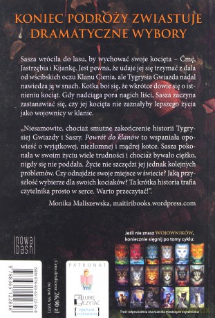 Tygrysia Gwiazda i Sasza. Powrót do klanów (Tom 4) - Erin Hunter [KSIĄŻKA]