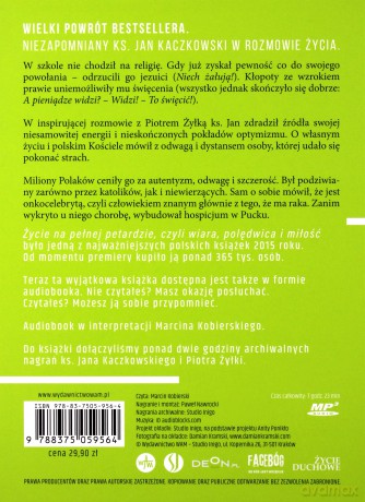 Życie na pełnej petardzie - ks. Jan Kaczkowski, Piotr Żyłka [AUDIOBOOK]