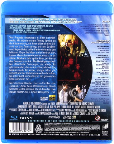 Koszmar minionego lata [Blu-Ray]