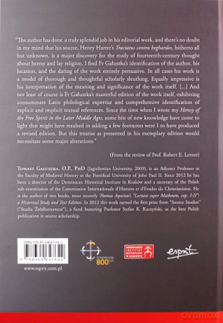 Henry Harrer's tractatus contra beghardos (Tom 14) - Tomasz Gałuszka [KSIĄŻKA]