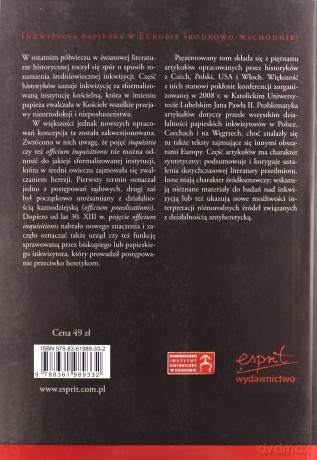 Inkwizycja Papieska w Europie Srodkowo-Wschodniej [KSIĄŻKA]