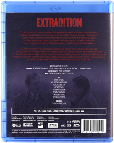 Ekstradycja Sezon 1-3 (Rekonstrukcja Cyfrowa) [8xBlu-Ray]