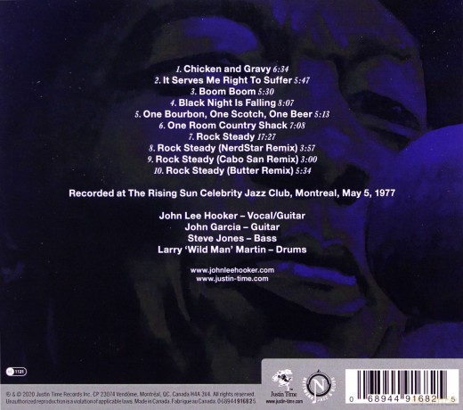 John Lee Hooker: Black Night Is Falling Live At The Rising Sun Celebrity Jazz Club (Collector's Edition) [CD]