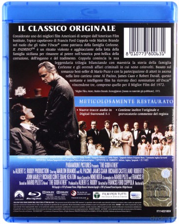Ojciec chrzestny [Blu-Ray]
