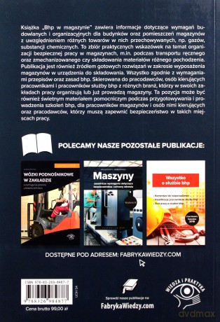 BHP w magazynie - Lesław Zieliński [KSIĄŻKA]