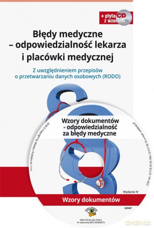 Błędy medyczne - odpowiedzialność lekarza i placówki medycznej - Agnieszka Sieńko, Dorota Kaczmarczyk [KSIĄŻKA]