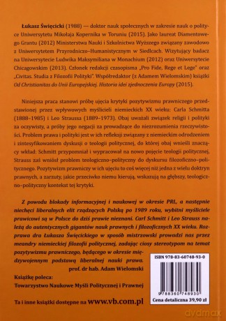 Carl Schmitt i Leo Strauss - Łukasz Święcicki [KSIĄŻKA]