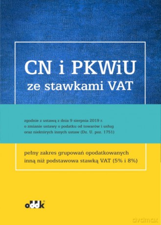 CN i PKWiU ze stawkami VAT [KSIĄŻKA]