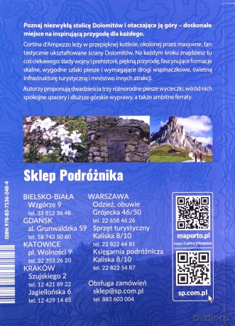 Cortina d'Ampezzo Dolomity dla każdego - Rafał Kardaś, Dariusz Tkaczyk [KSIĄŻKA]