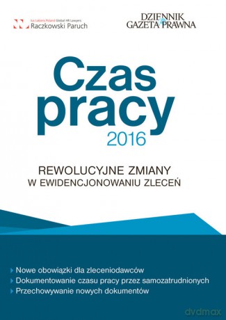 Czas pracy 2016 [KSIĄŻKA]