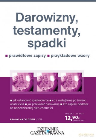 Darowizny testamenty spadki - Damian Michalczuk [KSIĄŻKA]