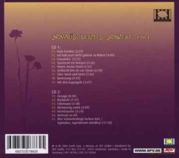 Novalis: Letztes Koncert 1984 (digipack) [2CD]