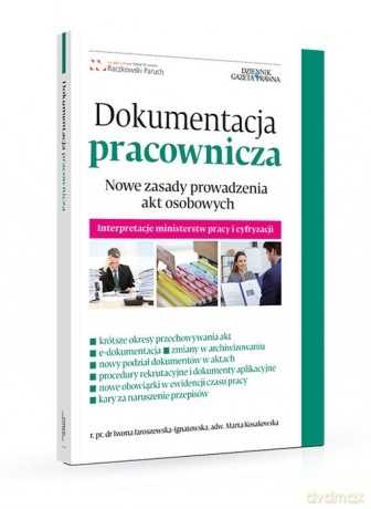 Dokumentacja pracownicza - Iwona Jaroszewska-Ignatowska, Marta Kosakowska [KSIĄŻKA]