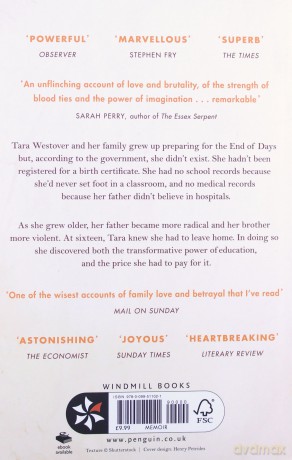 Educated - Tara Westover [KSIĄŻKA]
