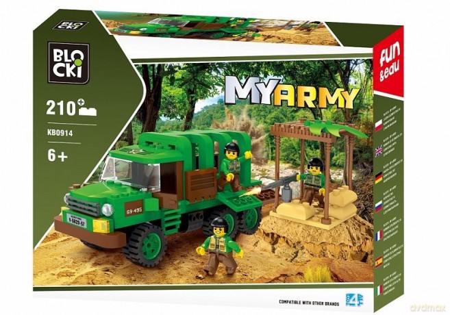 Klocki MYARMY 210 el. Dżungla [KLOCKI]