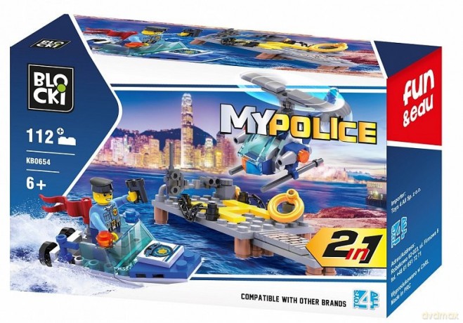 Klocki MYPOLICE 112 el. 2w1 [KLOCKI]