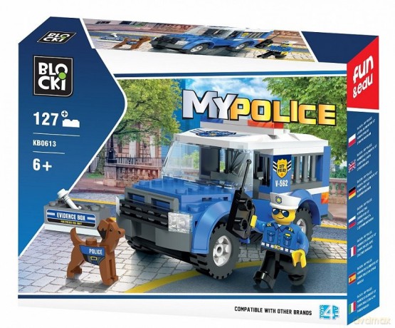 Klocki MYPOLICE 127 el. Auto Więźniarka [KLOCKI]