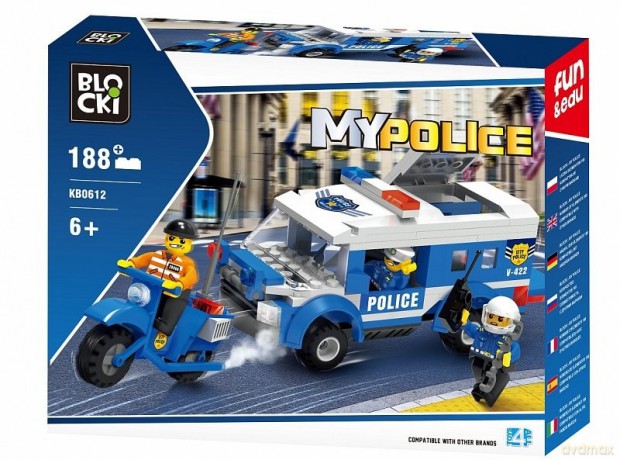 Klocki MYPOLICE 188 el. Pościg [KLOCKI]