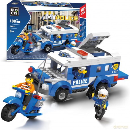 Klocki MYPOLICE 188 el. Pościg [KLOCKI]