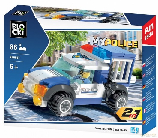 Klocki MYPOLICE 86 el. 2w1 [KLOCKI]