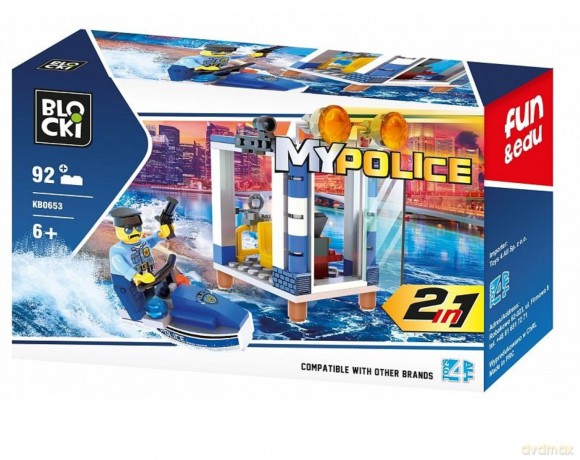 Klocki MYPOLICE 92 el. 2w1 [KLOCKI]
