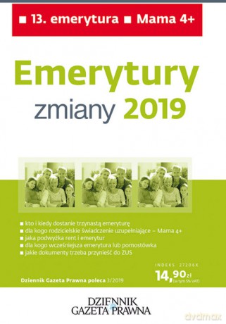 Emerytury zmiany 2019 - Krystyna Radecka [KSIĄŻKA]