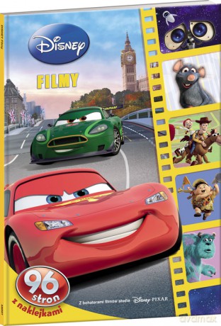Filmy. 96 stron z naklejkami [KSIĄŻKA]